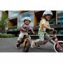 Bicicleta fara pedale, Lionelo, Toni, Cu ghidon si sa reglabile, Ultra usoara, 2.8 Kg, 18 luni+, Sustine 30 kg, Portocaliu + Casca pentru copii, Reglabila 50-56 cm, Bej - 44