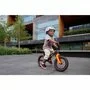 Bicicleta fara pedale, Lionelo, Toni, Cu ghidon si sa reglabile, Ultra usoara, 2.8 Kg, 18 luni+, Sustine 30 kg, Portocaliu + Casca pentru copii, Reglabila 50-56 cm, Bej - 45