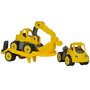 Big - Set Camion cu remorca si excavator Power Worker Mini Transporter with Digger - 8