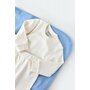 Babycosy - Set bluzita cu maneca lunga si panataloni lungi - bumbac organic 100% - Ecru, Baby Cosy (Marime: 3-6 Luni) - 2