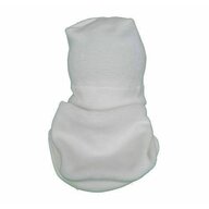 KidsDecor - Set caciula cu protectie gat Fleece Alb pentru copii 3-5 ani, din bumbac