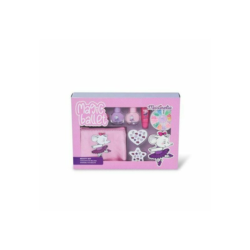 Set cadou produse cosmetice cu borseta magic ballet nails & case martinelia 11968