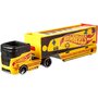 Mattel - Set vehicule Camion , Hot wheels , Cu masina sport Pencil Pusher - 7