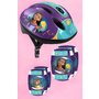 Set casca protectie, genunchiere si cotiere, Stamp, Sigure si confortabile, Reglabile, Conform cu EN1078, Marime 50/56 cm, 3 ani+, Wish - 2