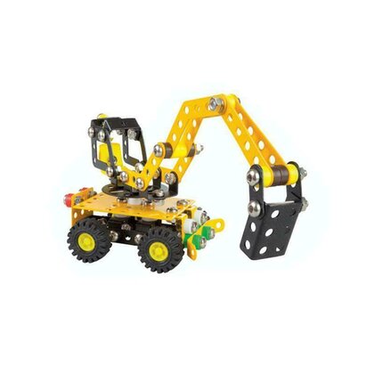 Alexander Toys - Set de constructie Vehicul Hulk Excavatorul , Constructor , 189 piese metalice