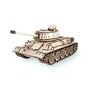 EWA - Puzzle 3D Tank T-34 , Puzzle Copii , Cu mecanism din Lemn, piese 600 - 1