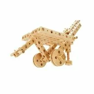 Set constructie mecanica din lemn Polytechnical Large, 300 piese, Pony