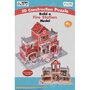 Set constructie puzzle 3D -  Statie de pompieri Fiesta Crafts FCT-3047 - 6