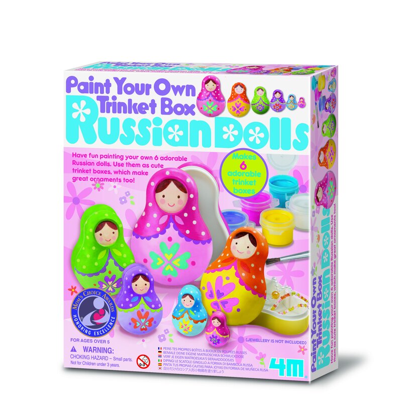 Set creativ de pictat - Cutiute Matrioshka