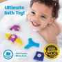 Clicstoys - Set cuburi din spuma cu magnet Blockaroo, Castel 35 piese - 4
