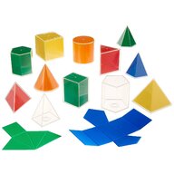 Edx Education - Set Forme geometrice 2D 3D 12 piese