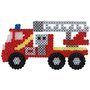 Hama - Set de 2000 buc margele de calcat  Midi cu 1 planseta in cutie de cadou cu agatator Pompierii - 2