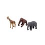 Set de 3 animale din Africa din cauciuc moale ecologic dimensiune medie 21cm - 1