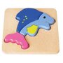 Commotion - Puzzle din lemn Animale 3 in 1 Puzzle Copii, piese12 - 4