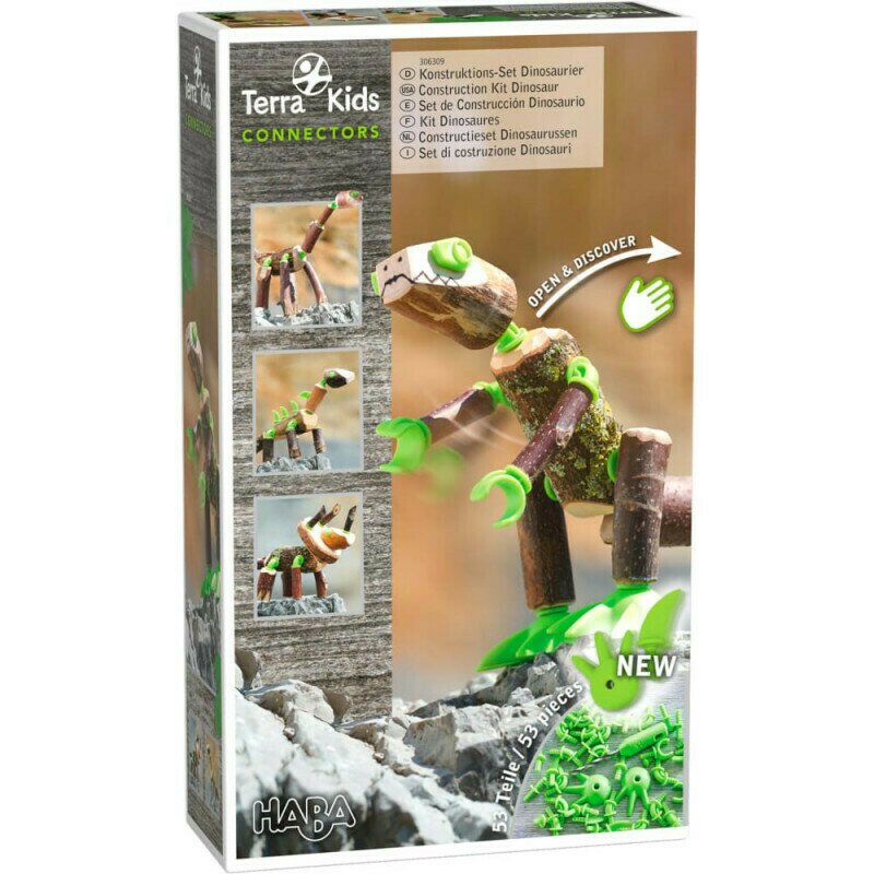 Haba - set de constructie dinozauri terra kids,