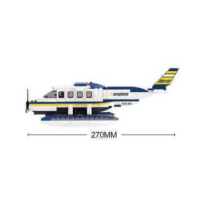 Sluban - Set de constructie Vehicul Hidroavion , 214 piese
