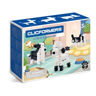 Clicstoys - Set de constructie Multifunctional Animale Prietenoase , Clicformers , 79 piese