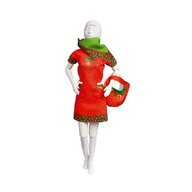 Dress Your Doll - Set de croitorie hainute pentru papusi Couture Twiggy Strawberry, 