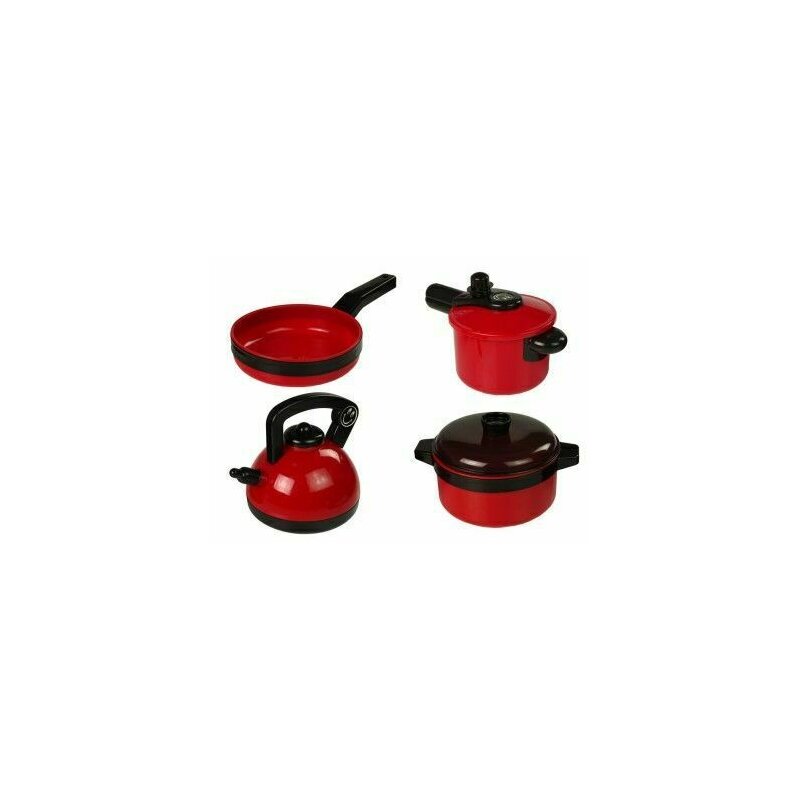 Leantoys - set de joaca pentru copii, oale, plita electrica si accesorii pentru bucatarie, , 9841