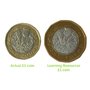 Accesoriu Set de monede de jucarie , 50 buc, 1 lira sterlina - 3