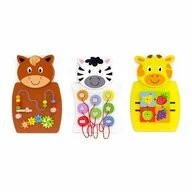 Set de motricitate fina cu 3 animale
