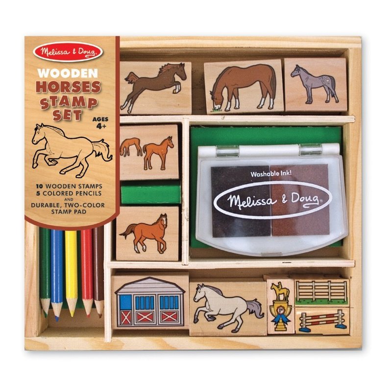 Melissa & Doug - Set de stampile Caluti Melissa and Doug