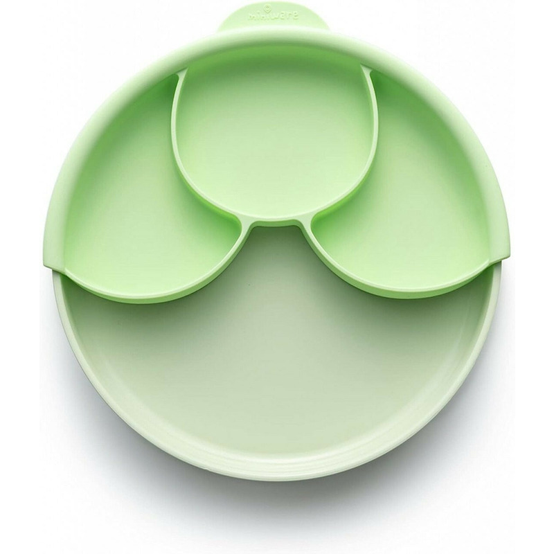 Set diversificare hrana bebelusi miniware healthy meal, 100% din materiale naturale biodegradabile, 3 piese, keylime