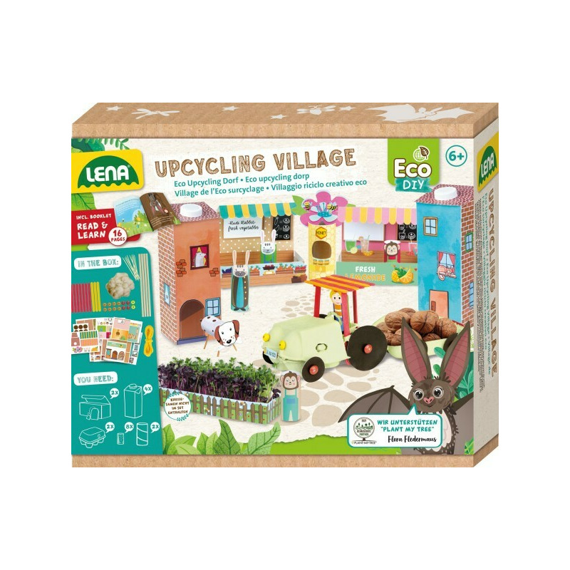 Set diy lena upcycling village carte de povesti in limba germana