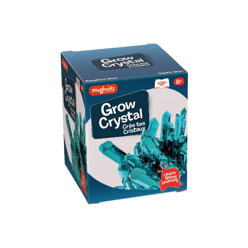 Keycraft - set experimente - creaza cristale magnoidz, albastru