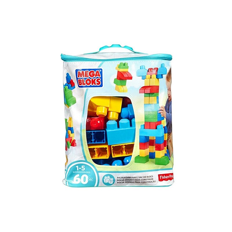 Mega bloks - set fisher-price cuburi colorate de construit 60 de piese