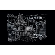 Set gravura - locuri celebre Hollywood