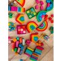 Marc toys - Set Handmade, Cuburi si blocuri in ladita - 2