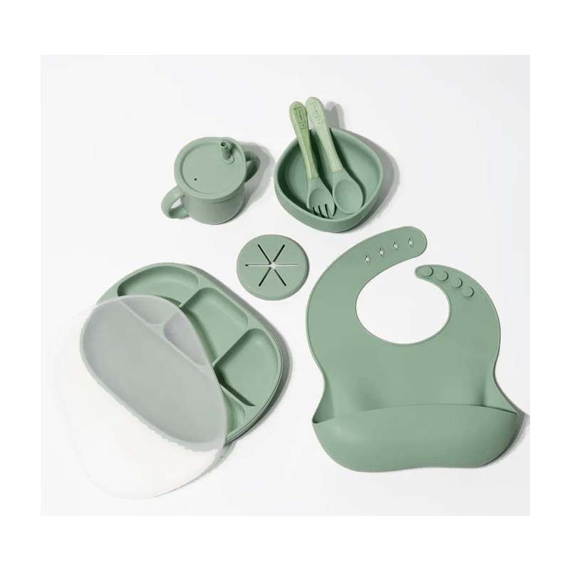 Set hranire bebe (verde)