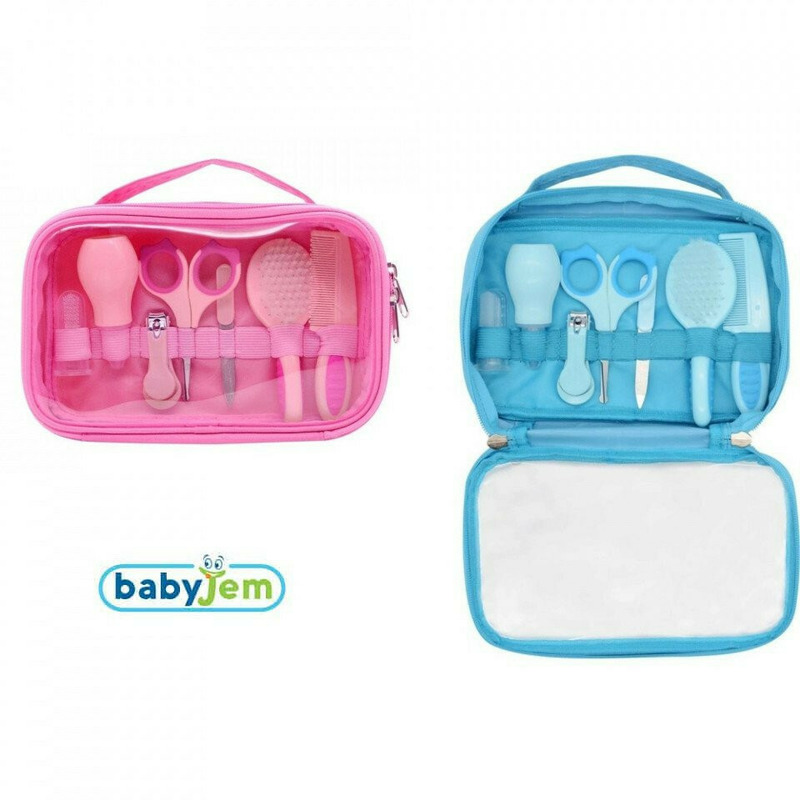 Set ingrijire copii cu 7 piese BabyJem (Culoare: Gri)