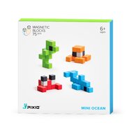 Pixio - Set joc constructii magnetice  Mini Ocean, 75 piese, aplicatie gratuita iOS sau Android