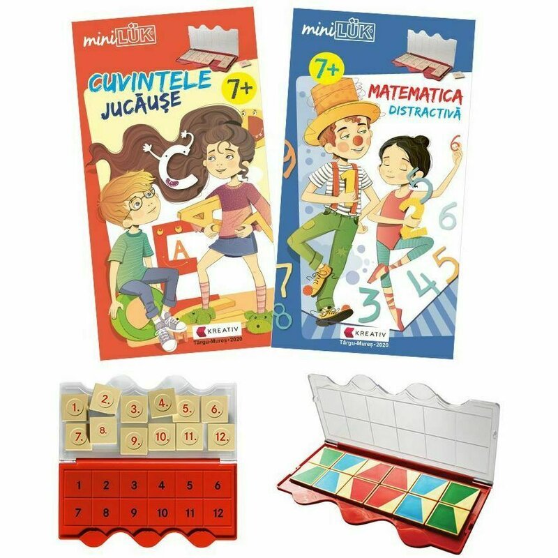 Set joc educativ LUK, varsta 7 ani, Matematica si limba romana Editura Kreativ EK6153