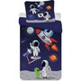 Set lenjerie pat copii Astronaut 100x135 + 40x60 SunCity BRM004269 - 1