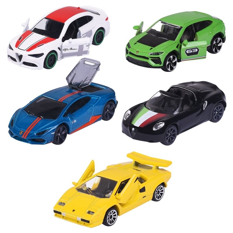 Majorette - set dream cars italy cu 5 masinute din metal
