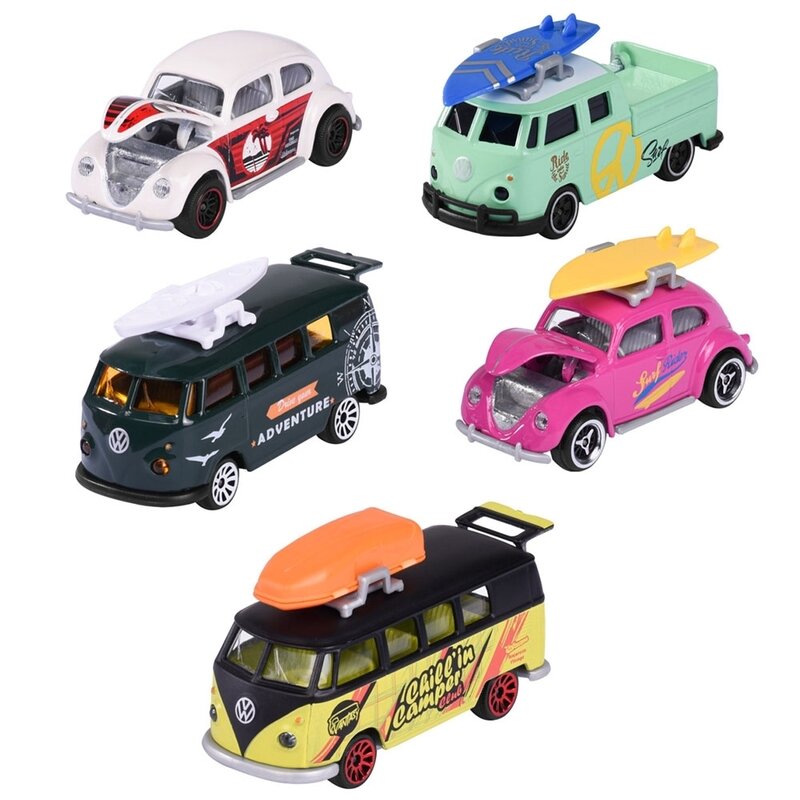 Majorette - set volkswagen the originals cu 5 masinute din metal