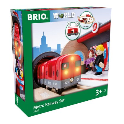 BRIO - Set Metrou pe sine