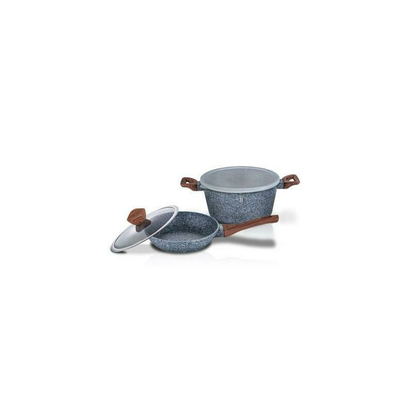 Set oala cu capac si tigaie, berlinger haus, bh 6199, forest line collection