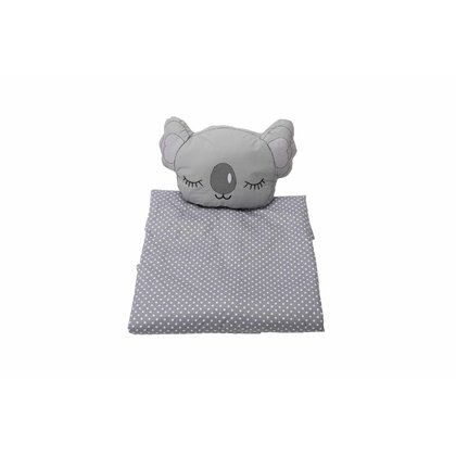 Somnart - Set pãturicã 100x110 cm brodatã + pernã Urs Koala
