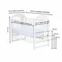Set Patut din lemn 120x60 cm, Saltea Cocos Confort 120x60 cm si Protectie impermeabila Qmini - 6