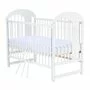 Set Patut din lemn 120x60 cm, Saltea Cocos Confort 120x60 cm si Protectie impermeabila Qmini - 8