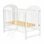 Set Patut din lemn 120x60 cm, Saltea Cocos Confort 120x60 cm si Protectie impermeabila Qmini - 11