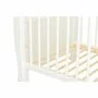 Set Patut din lemn bebe Qmini, Julia cu sertar, 120x60 cm, Alb + Saltea patut bebe, Cocos Confort II, Cu fibre de cocos si strat de burete, 120x60x10 cm + Protectie impermeabila, Pentru patuturi 120x60 cm, Alb - 12