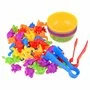 Set pentru sortat, Cu dinozauri din plastic si boluri colorate, Multicolor - 2