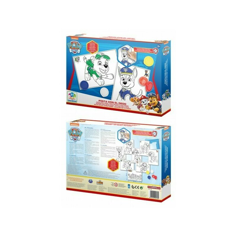 Set pictura cu degete Saica deluxe Paw Patrol