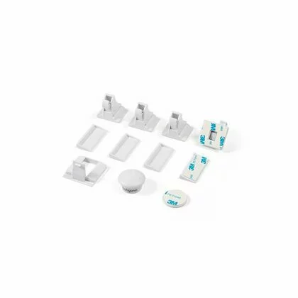 Set protectIi, BabyOno, Pentru mobila, Usor de instalat, Magnetice si adeziv 3M, 4 buc, Alb