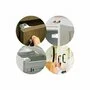 Set protectIi, BabyOno, Pentru mobila, Usor de instalat, Magnetice si adeziv 3M, 4 buc, Alb - 2